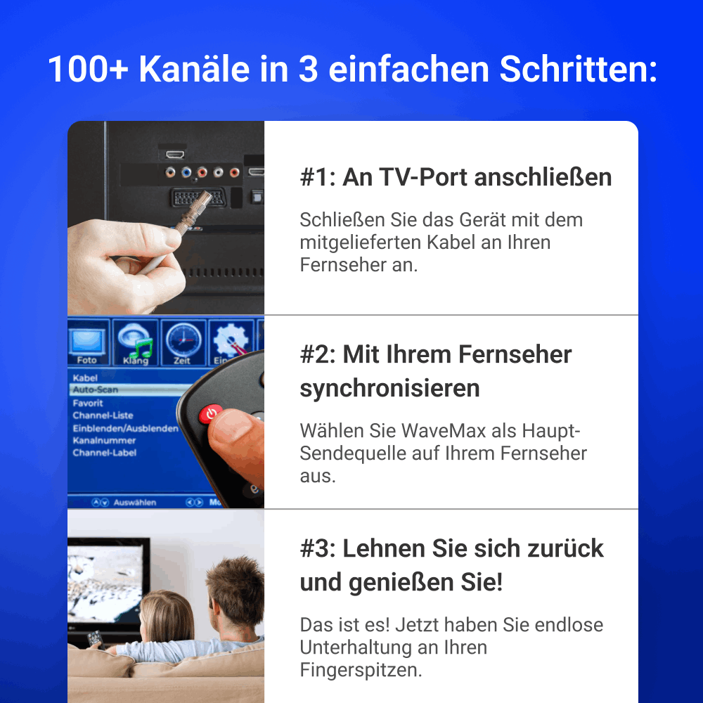 Unbegrenzte Unterhaltung genießen mit SignalMAX™
